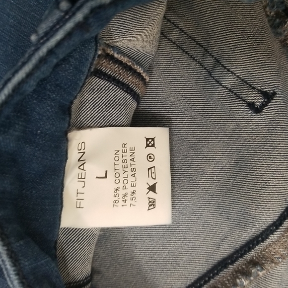 Fitjeans Mid Waisted Women's 360 Blue size Large - Picture 4 of 8